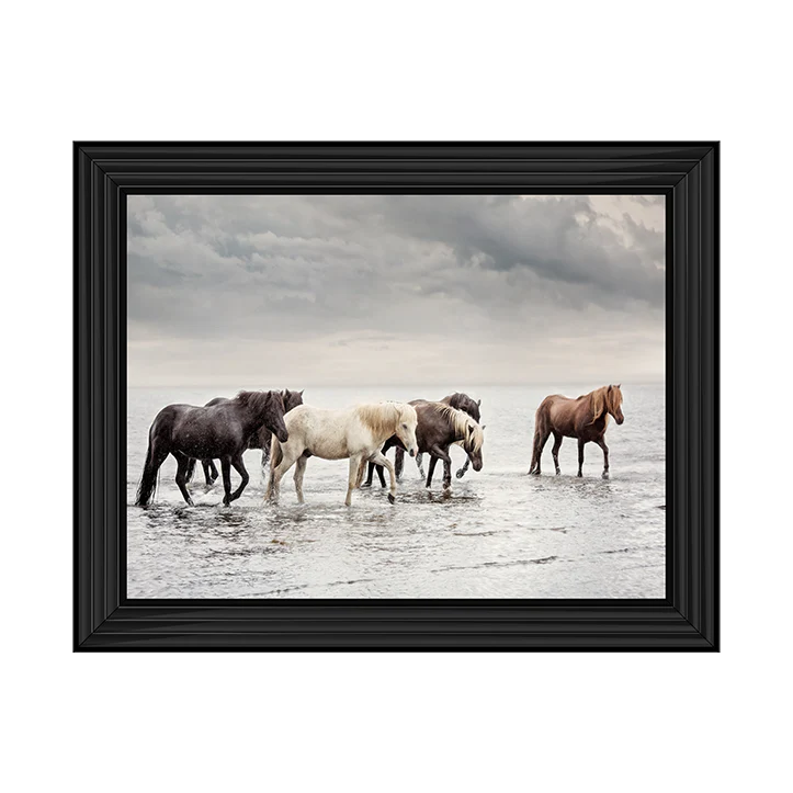 Water Horses - Framed Picture