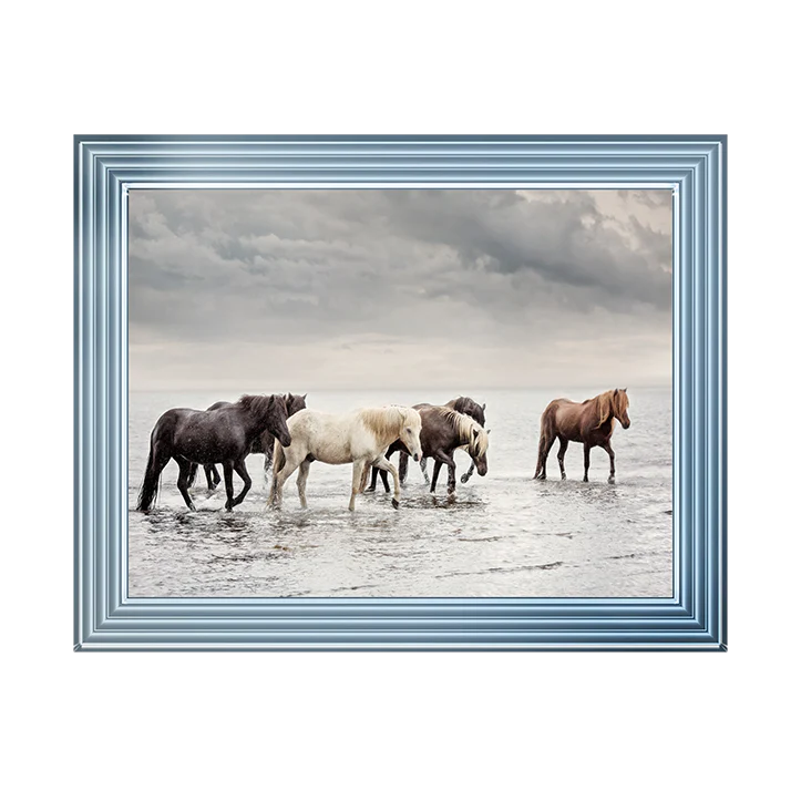 Water Horses - Framed Picture