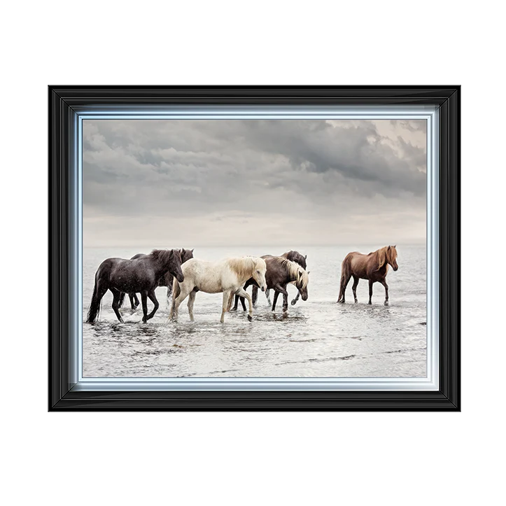 Water Horses - Framed Picture