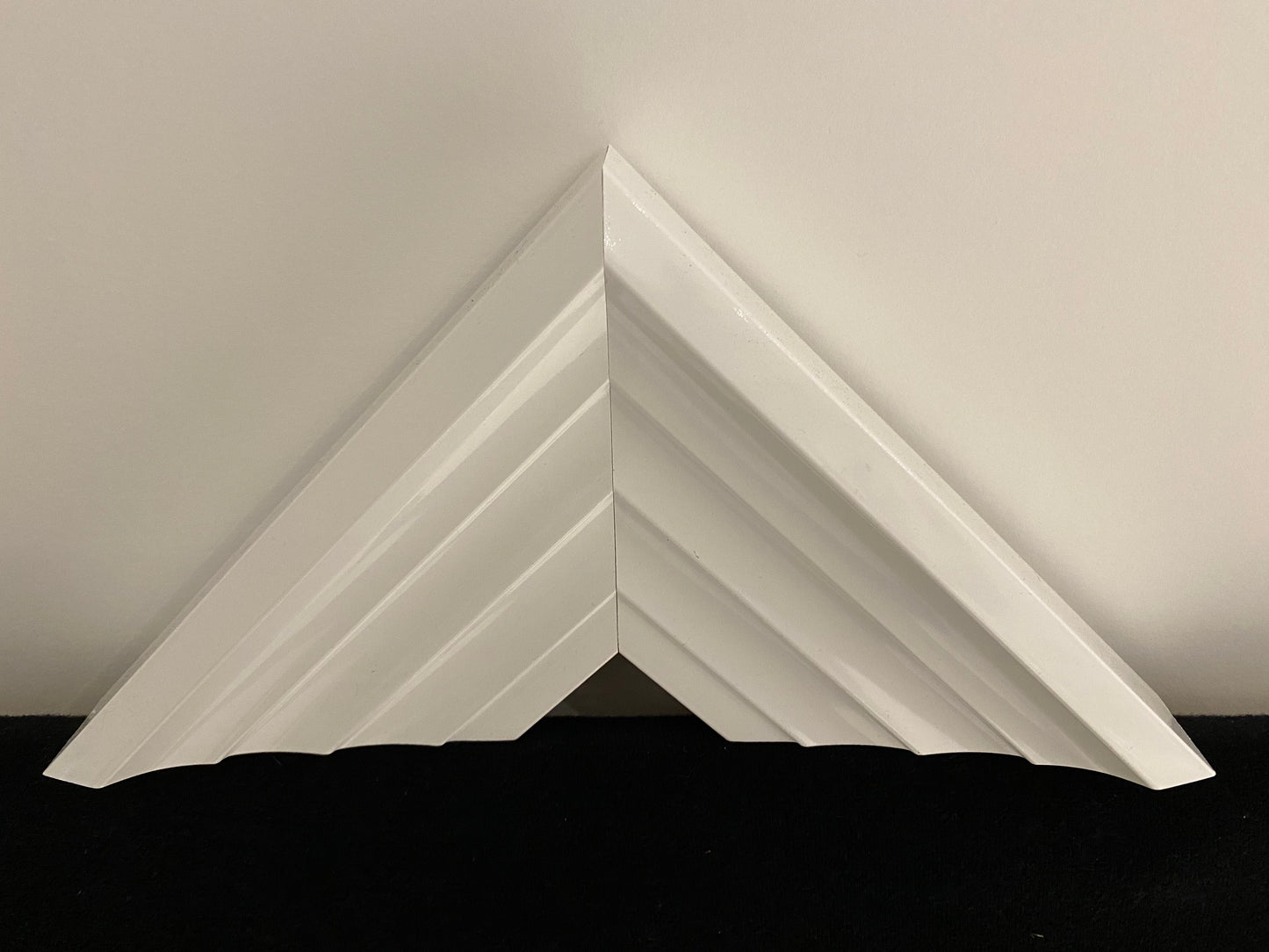 White Gloss Five Step Style Picture Frame (C677)