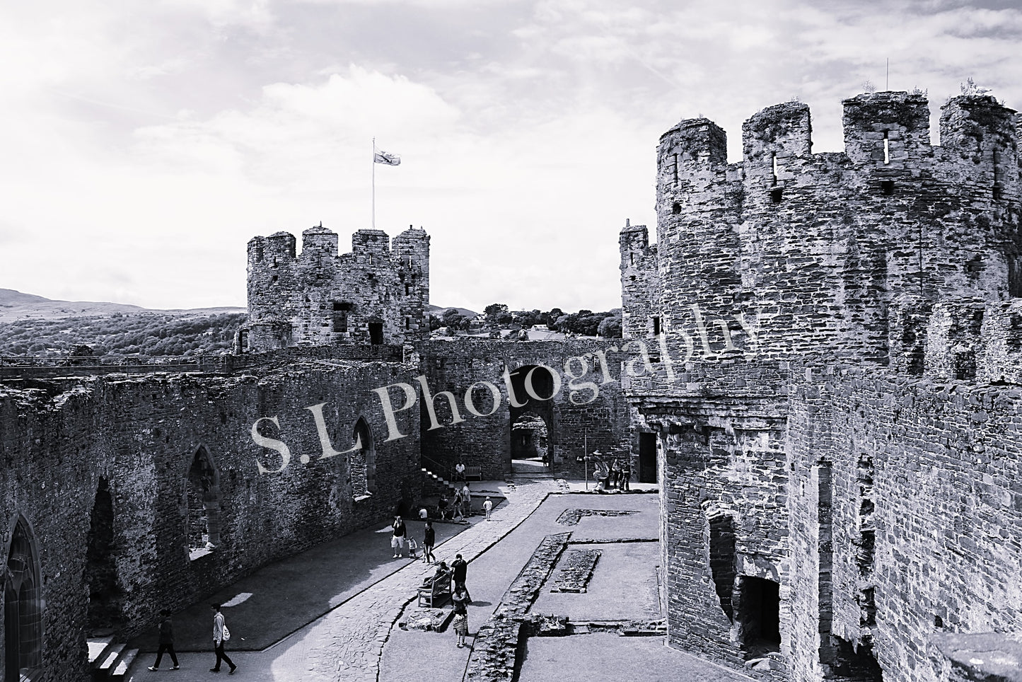 Conwy Castle, North Wales - Print