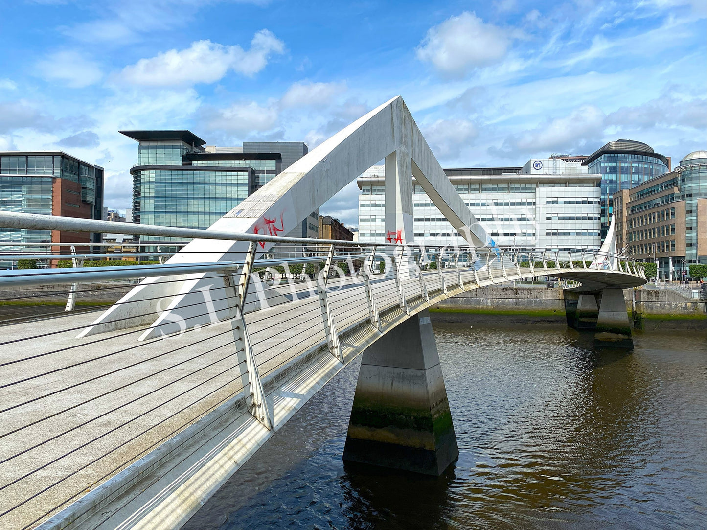 Glasgow Squiggly Bridge - Print