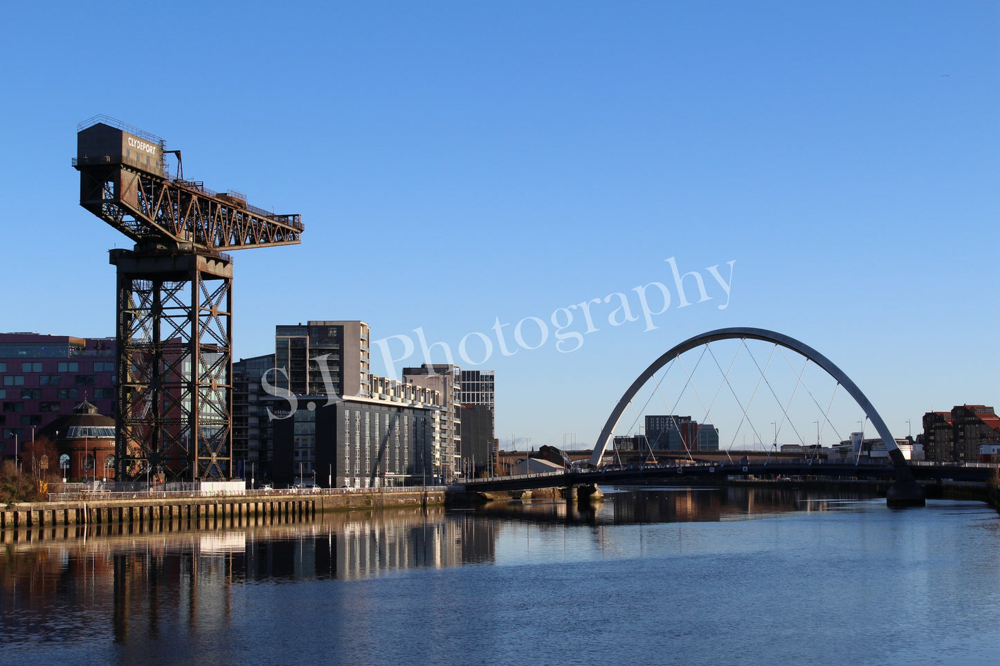 Glasgow Clyde Arc & Finnieston Crane - Print