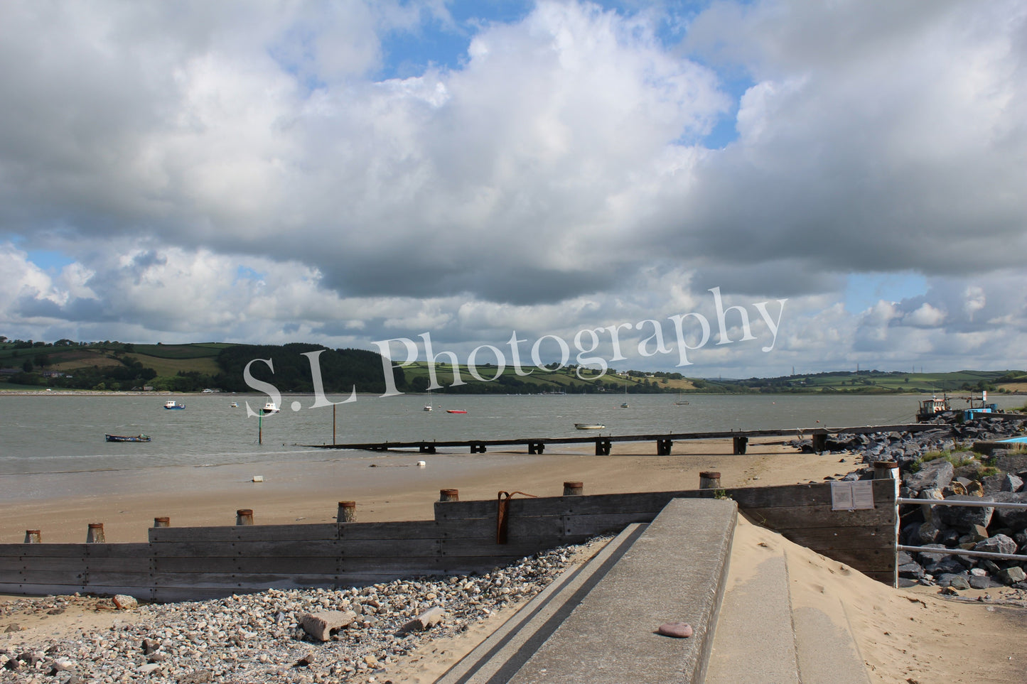 Ferryside Beach, Carmarthenshire - Print