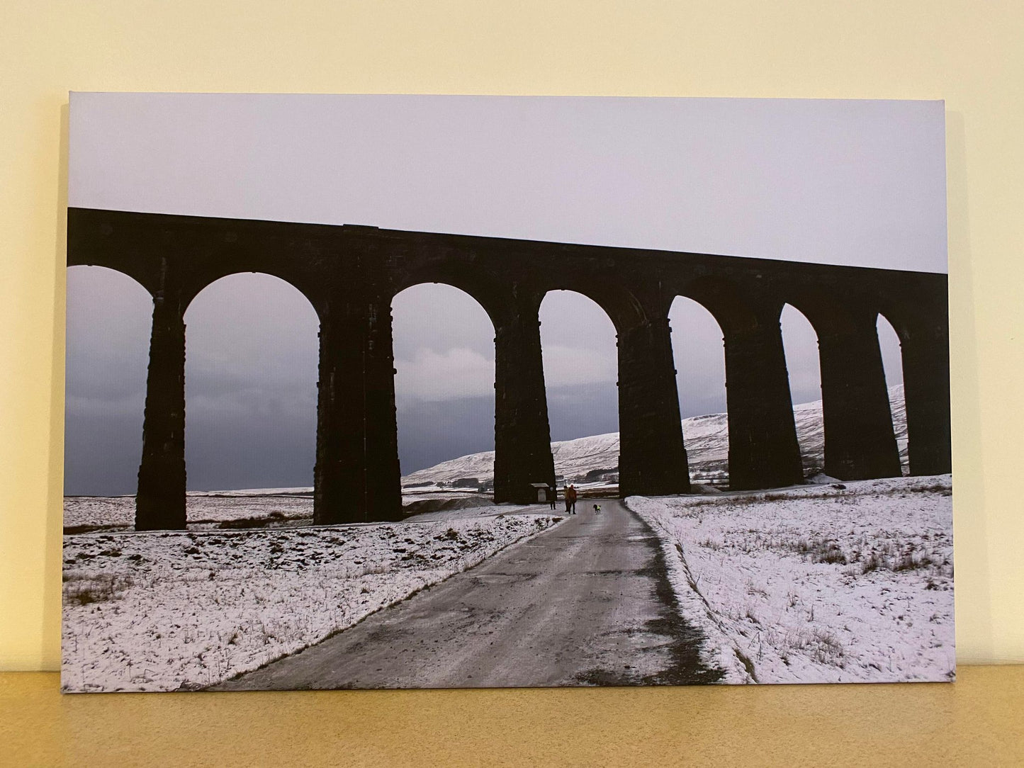 Ribblehead Viaduct In Winter - Print