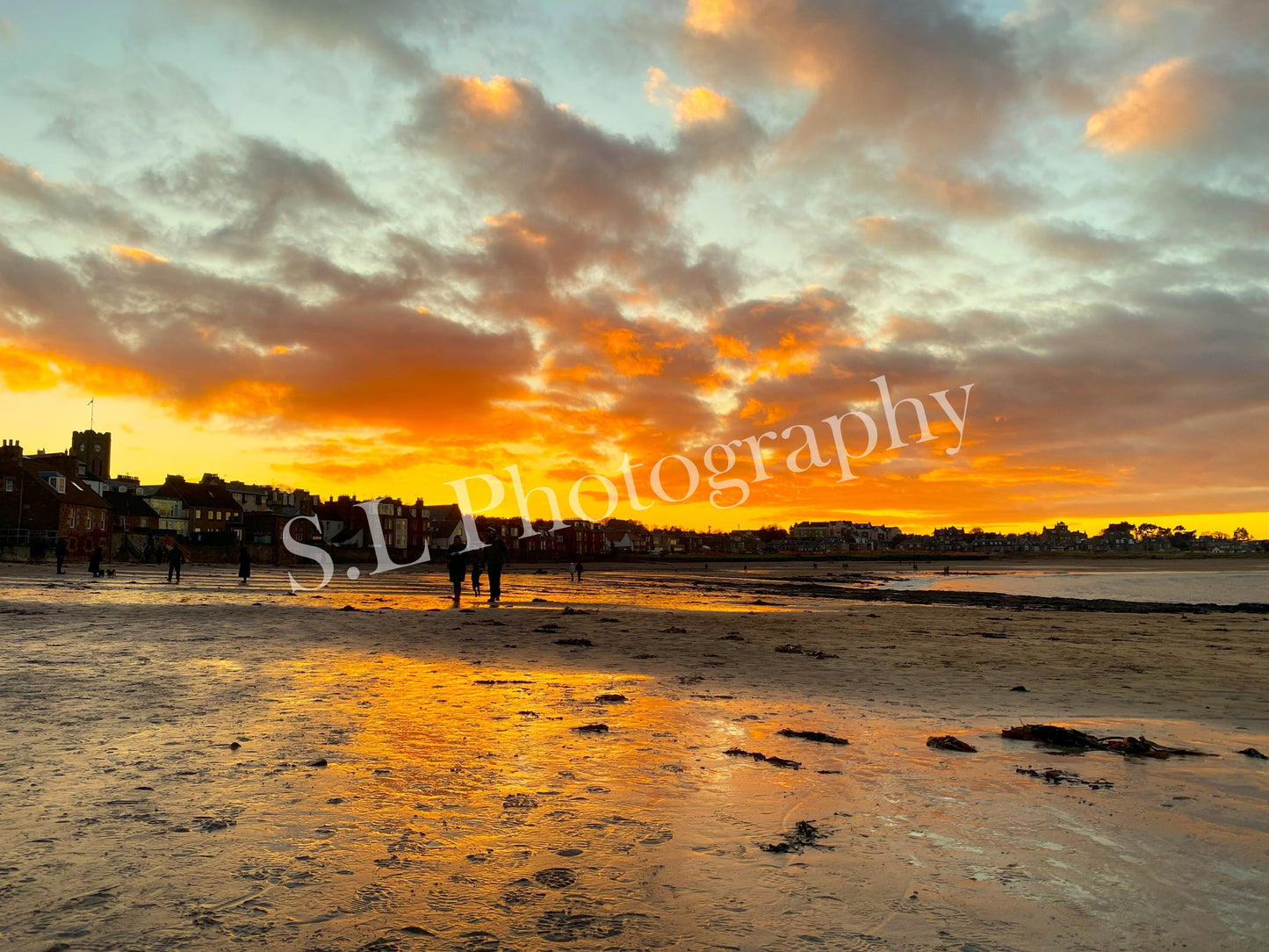 North Berwick Beach Sunset - Print