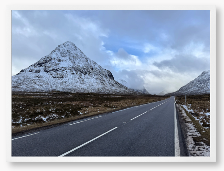 The Road To Glencoe, Scotland - Framed Print