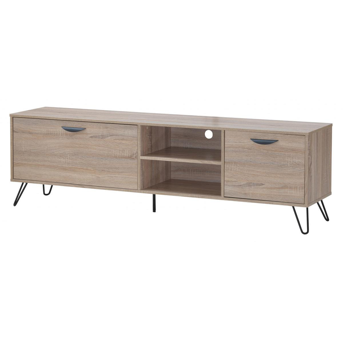 Stafford - Large TV Unit - Oak Effect