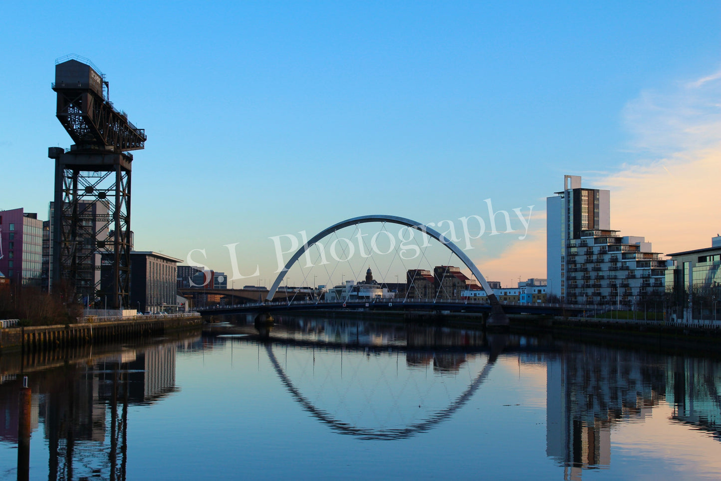 Sunset Glasgow Cityscape - Print