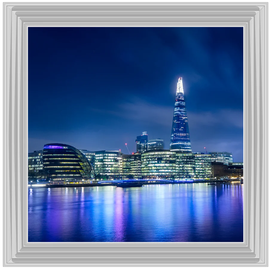 London Shard At Night - Framed Picture