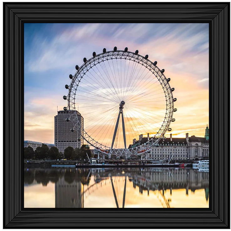 London Eye At Dusk – Framed Picture