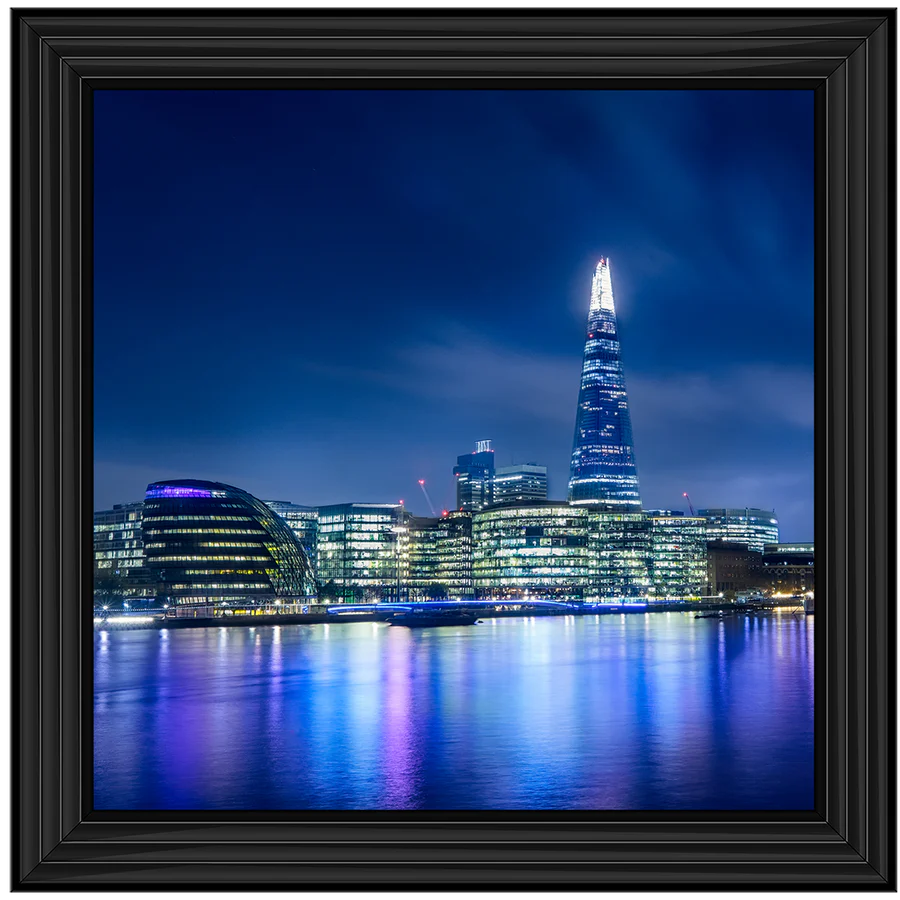 London Shard At Night - Framed Picture