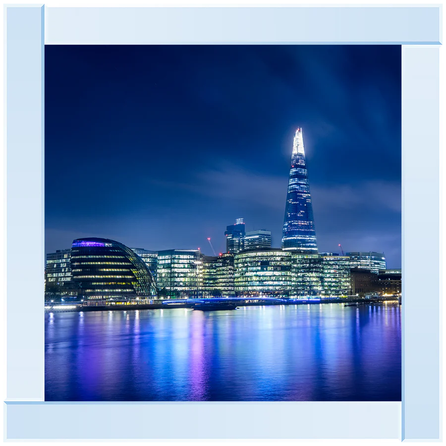 London Shard At Night - Framed Picture