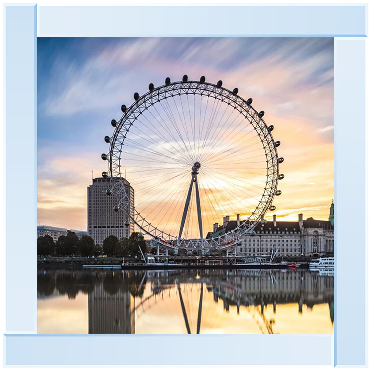 London Eye At Dusk – Framed Picture
