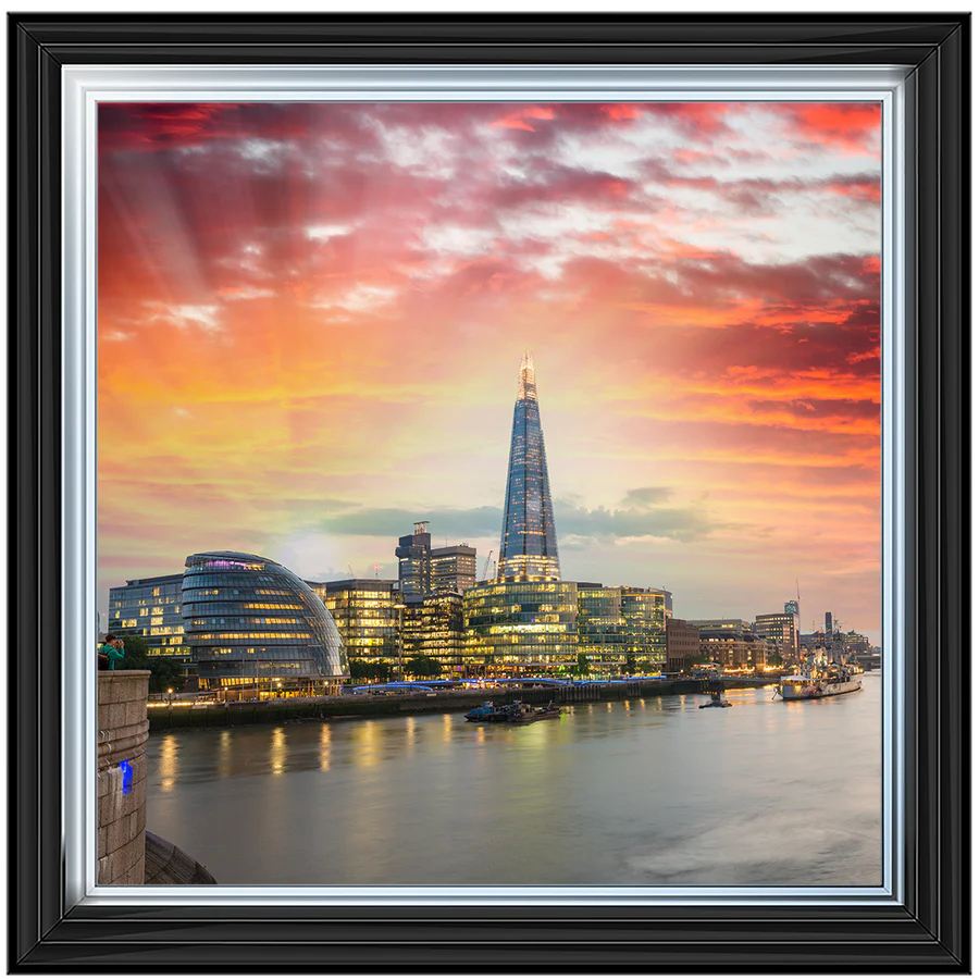 London Shard At Sunset - Framed Picture
