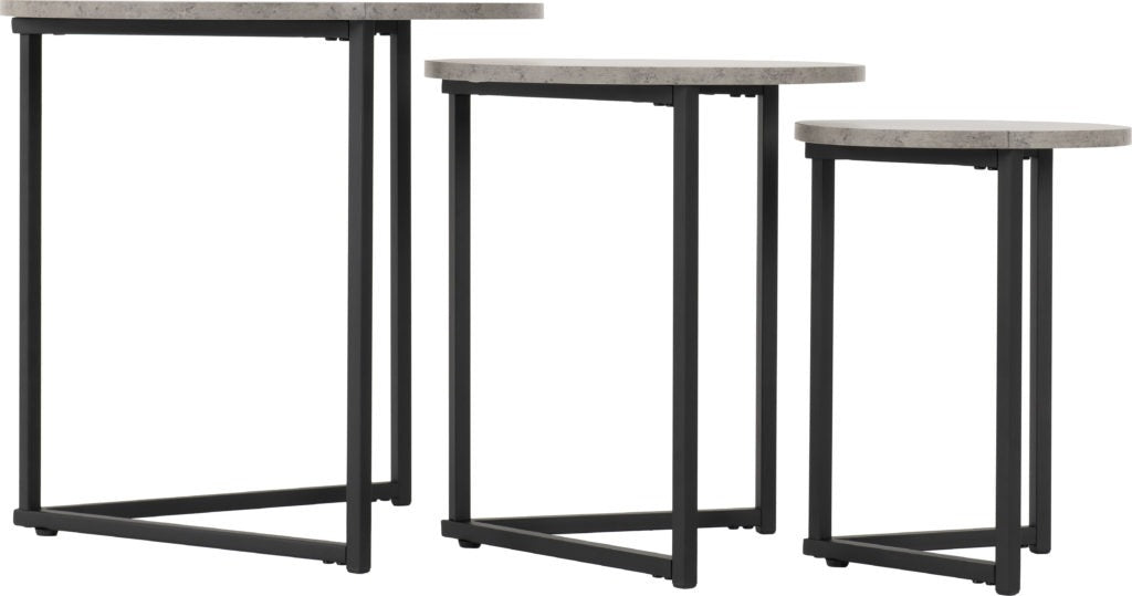 Pisa - Round Nest Of 3 Tables