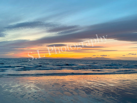 Ayr Beach Sunset - Print
