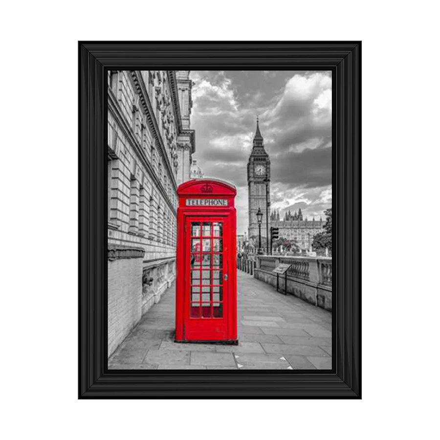 London Telephone Box – Framed Picture