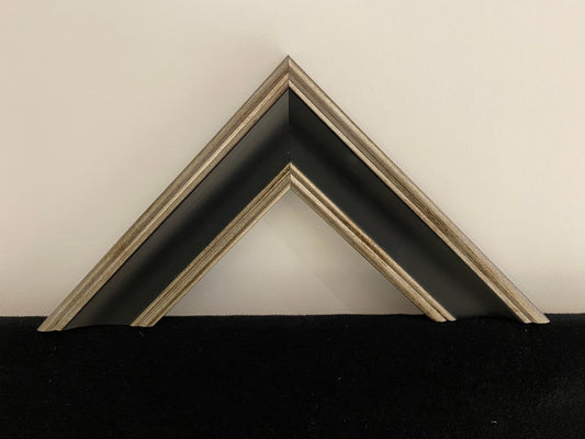 Black & Silver Shabby Chic Picture Frame (C526)