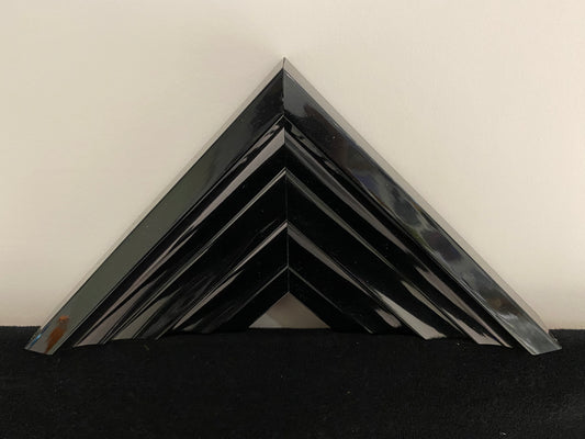 Black Gloss Five Step Style Picture Frame (C668)
