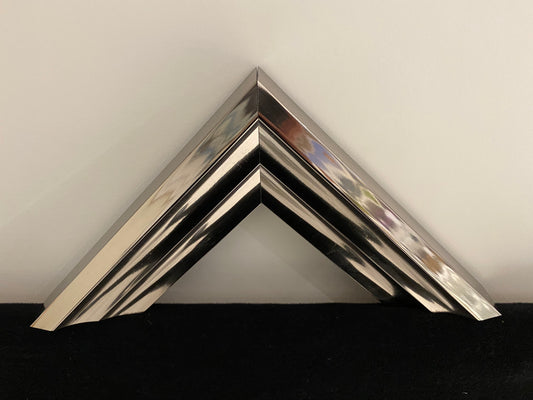 Chrome Three Step Style Picture Frame (C688)