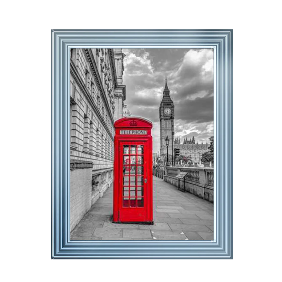 London Telephone Box – Framed Picture