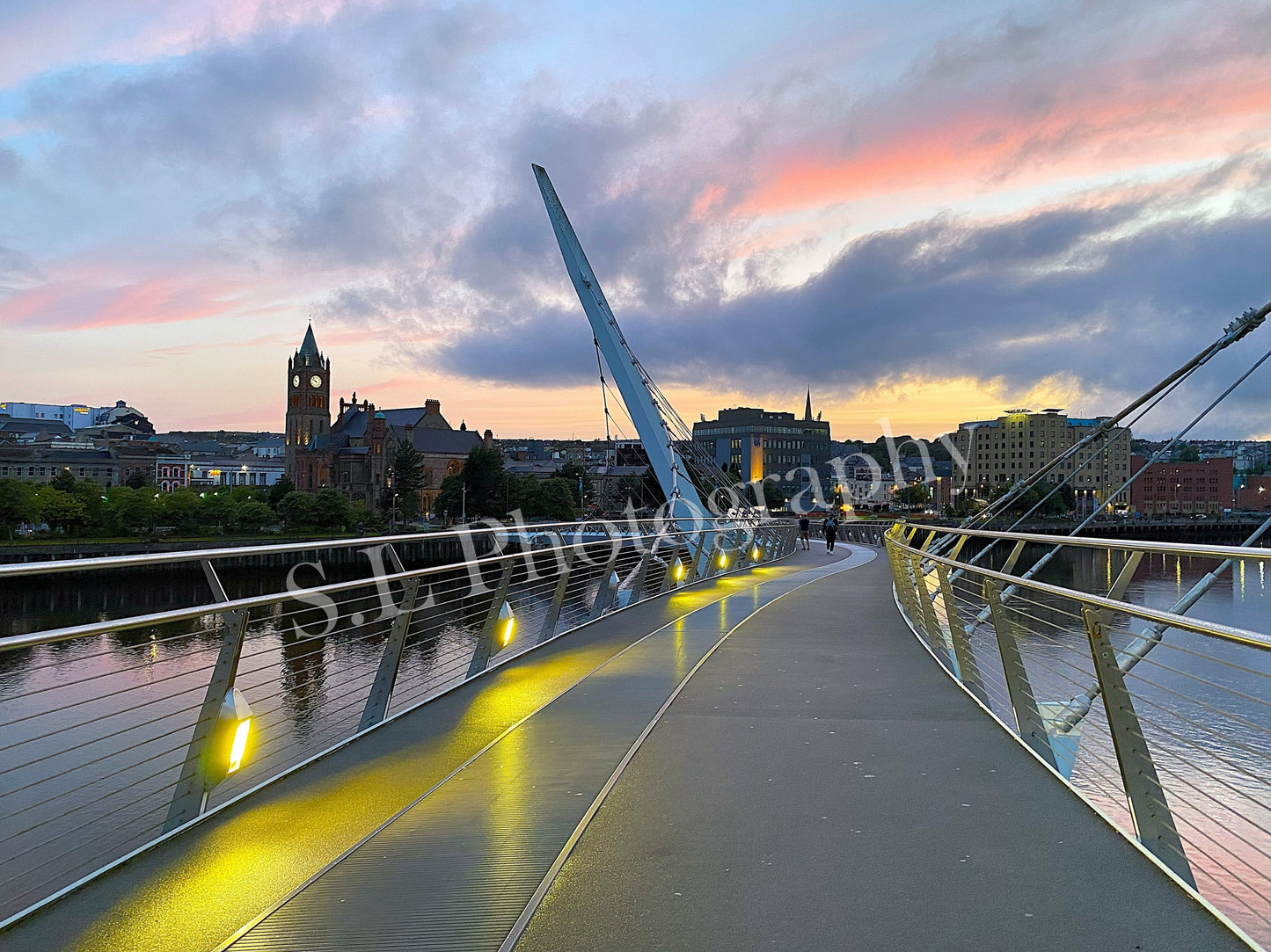 Londonderry Peace Bridge - Print