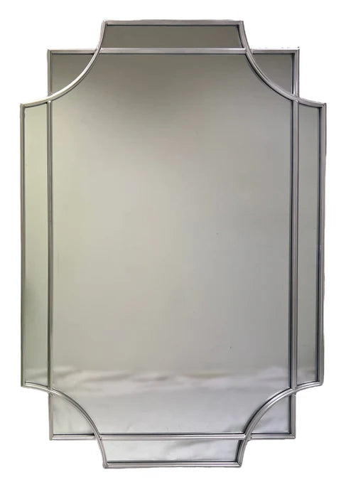 Royal - Silver Painted Rectangular Mirror (115 x 78cm)