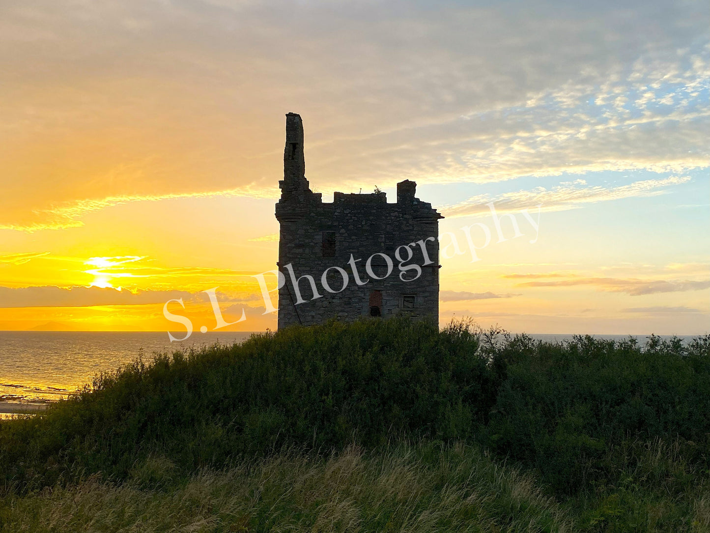 Greenan Castle Sunset - Print
