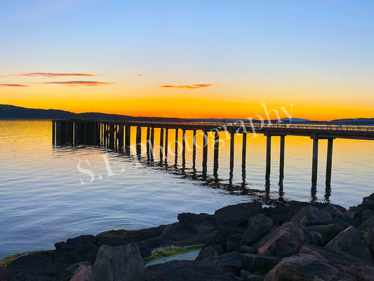 Hunterston Pier Sunset - Print