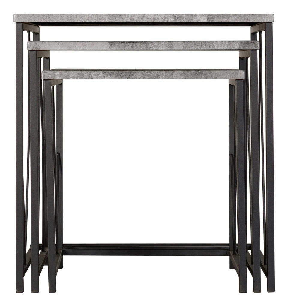 Pisa - Square Nest Of 3 Tables