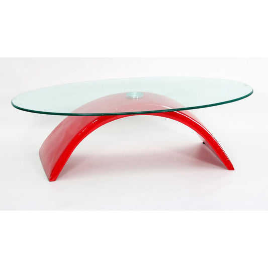 Morgan - High Gloss Coffee Table - Red