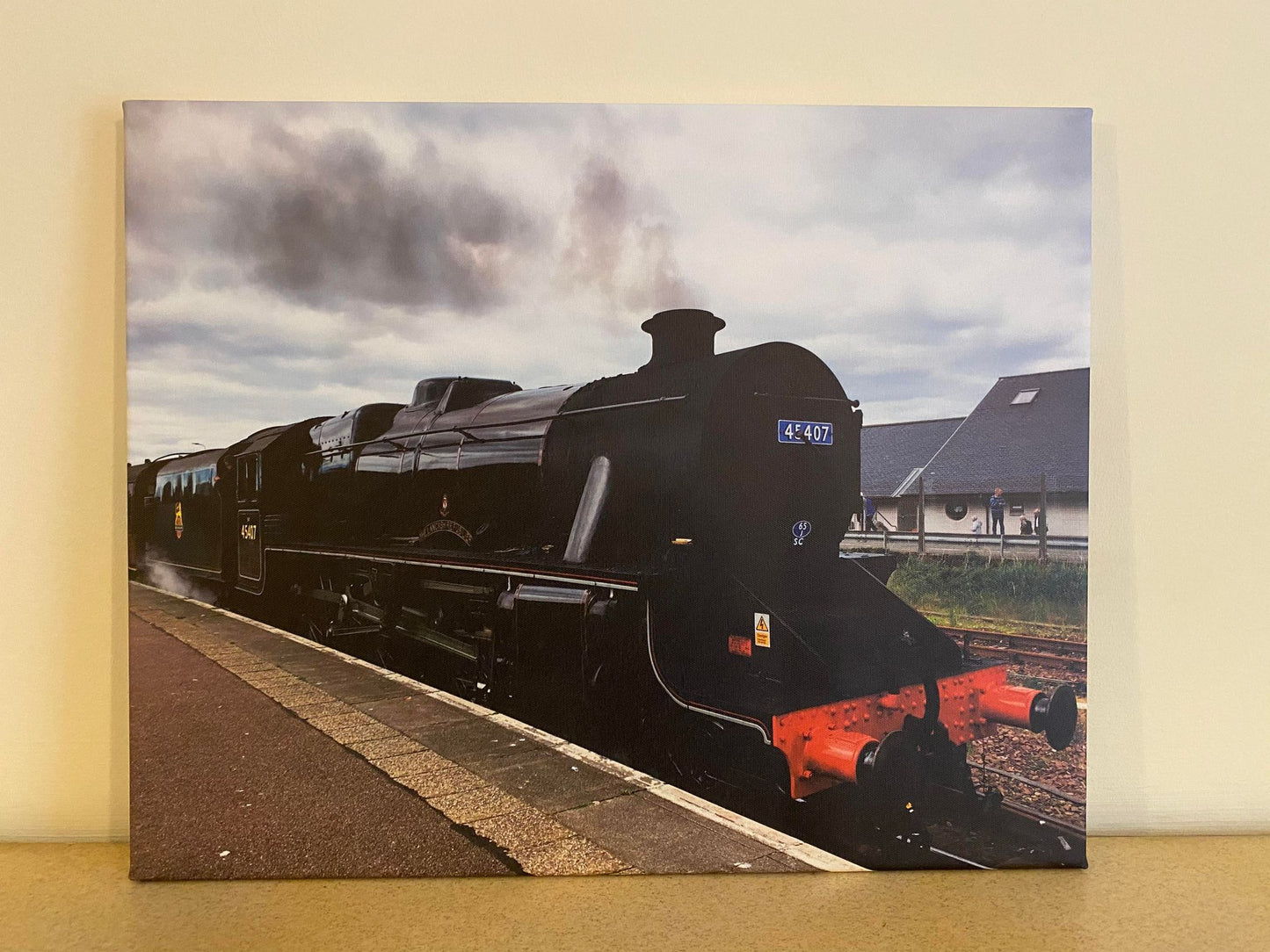 Steam Train At Mallaig Station - Print