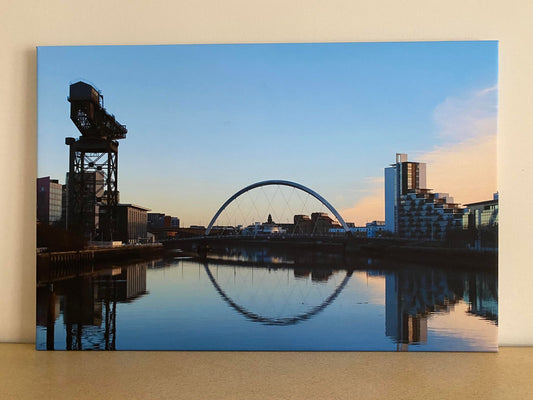 Sunset Glasgow Canvas Print