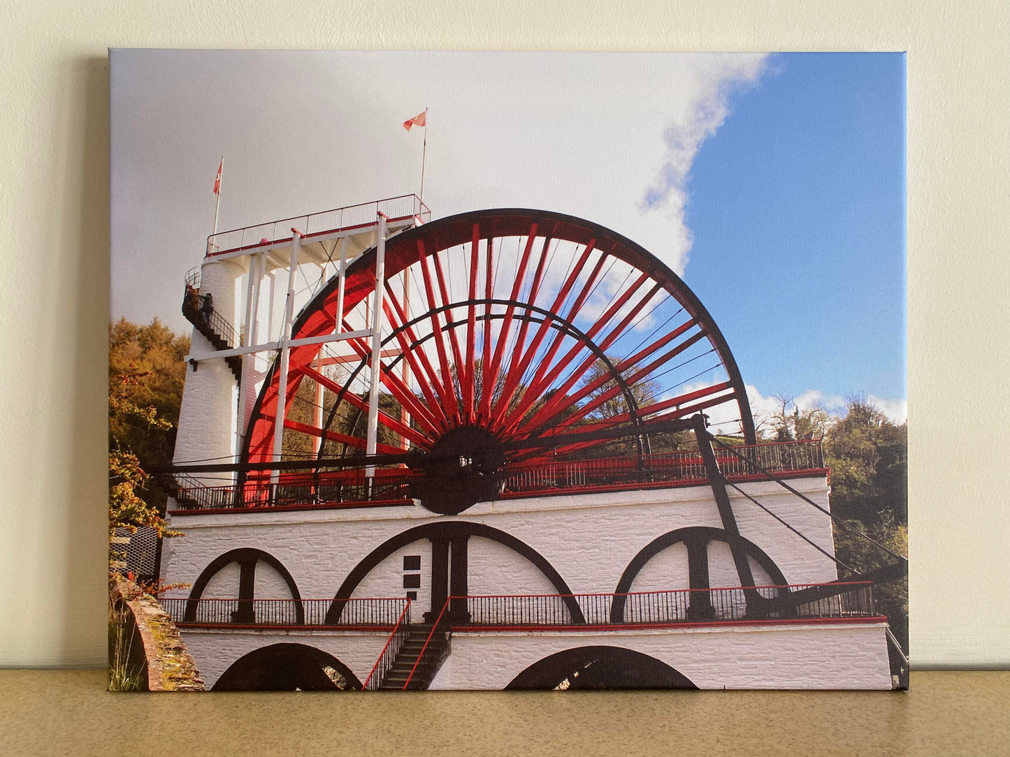 Great Laxey Wheel Isle Of Man - Print
