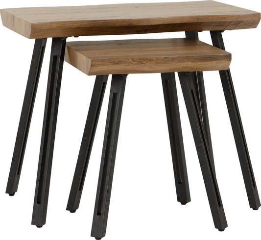 Waverley – Nest Of 2 Tables – Dark Wood