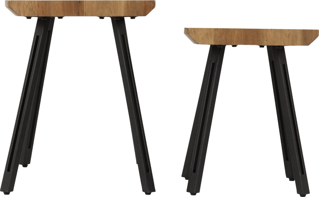 Waverley – Nest Of 2 Tables – Dark Wood