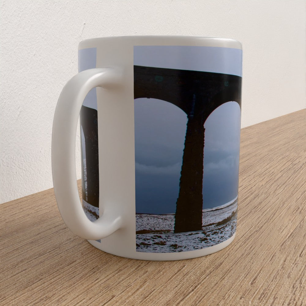 Ribblehead Viaduct In Winter - Ceramic Mug