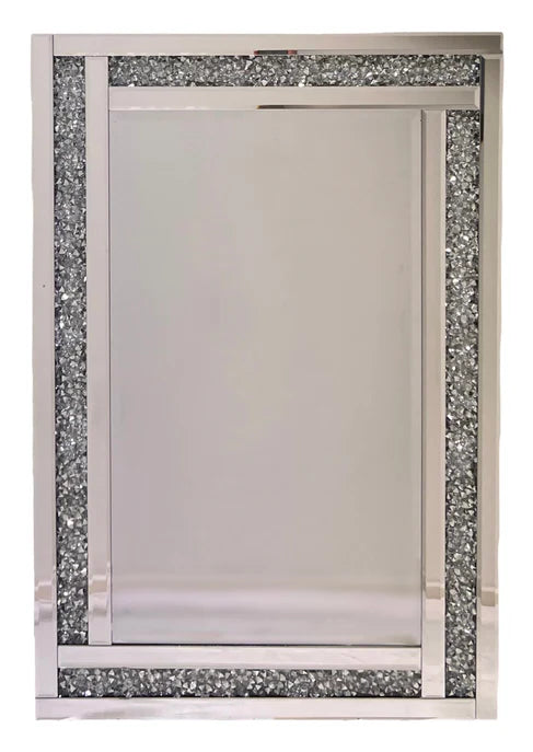 Crushed Crystal - Bevelled Edge Mirror (90 x 60cm)