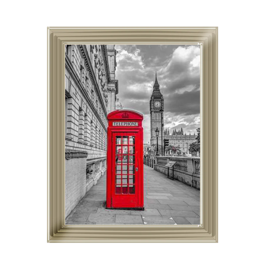 London Telephone Box – Framed Picture