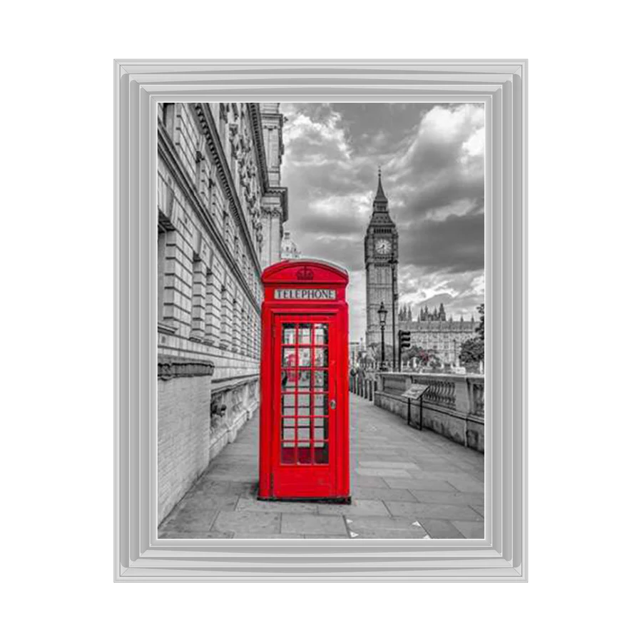 London Telephone Box – Framed Picture