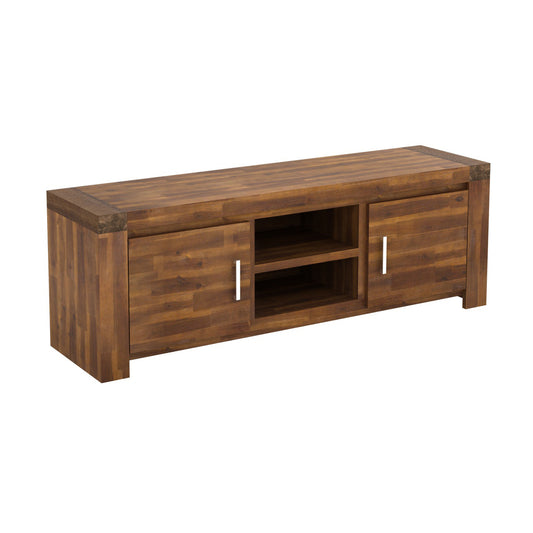 Petersfield - Large TV Unit - Solid Acacia